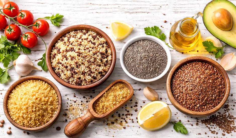 Mucize Besin Var mı? Kinoa, Bulgur, Chia ve Keten Tohumu Karşılaştırması