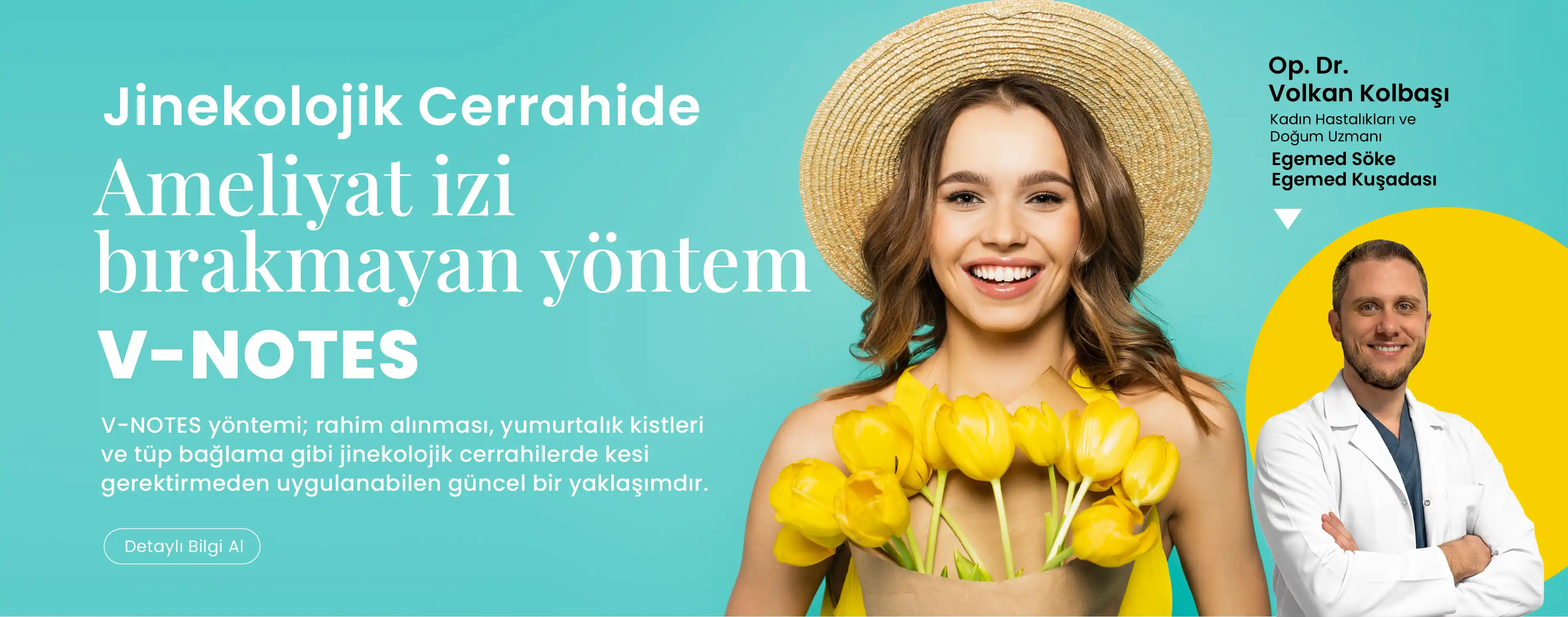 V-NOTES İz Bırakmayan Cerrahi Egemed Hastanesi