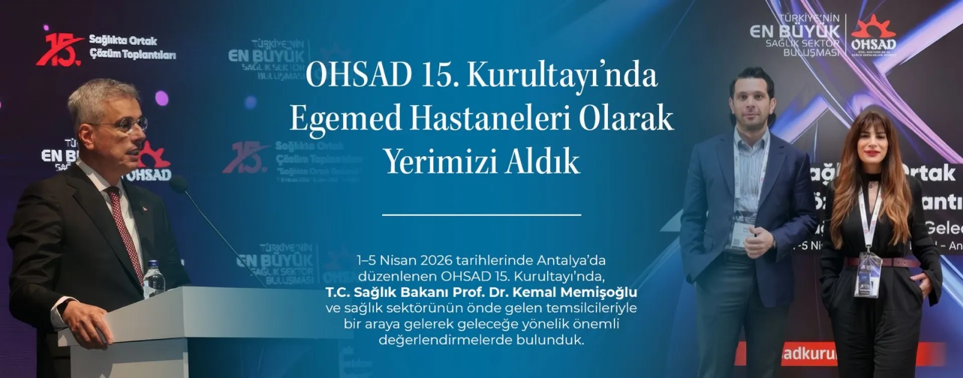 Egemed, Ohsad 15. Kurultayı’nda..